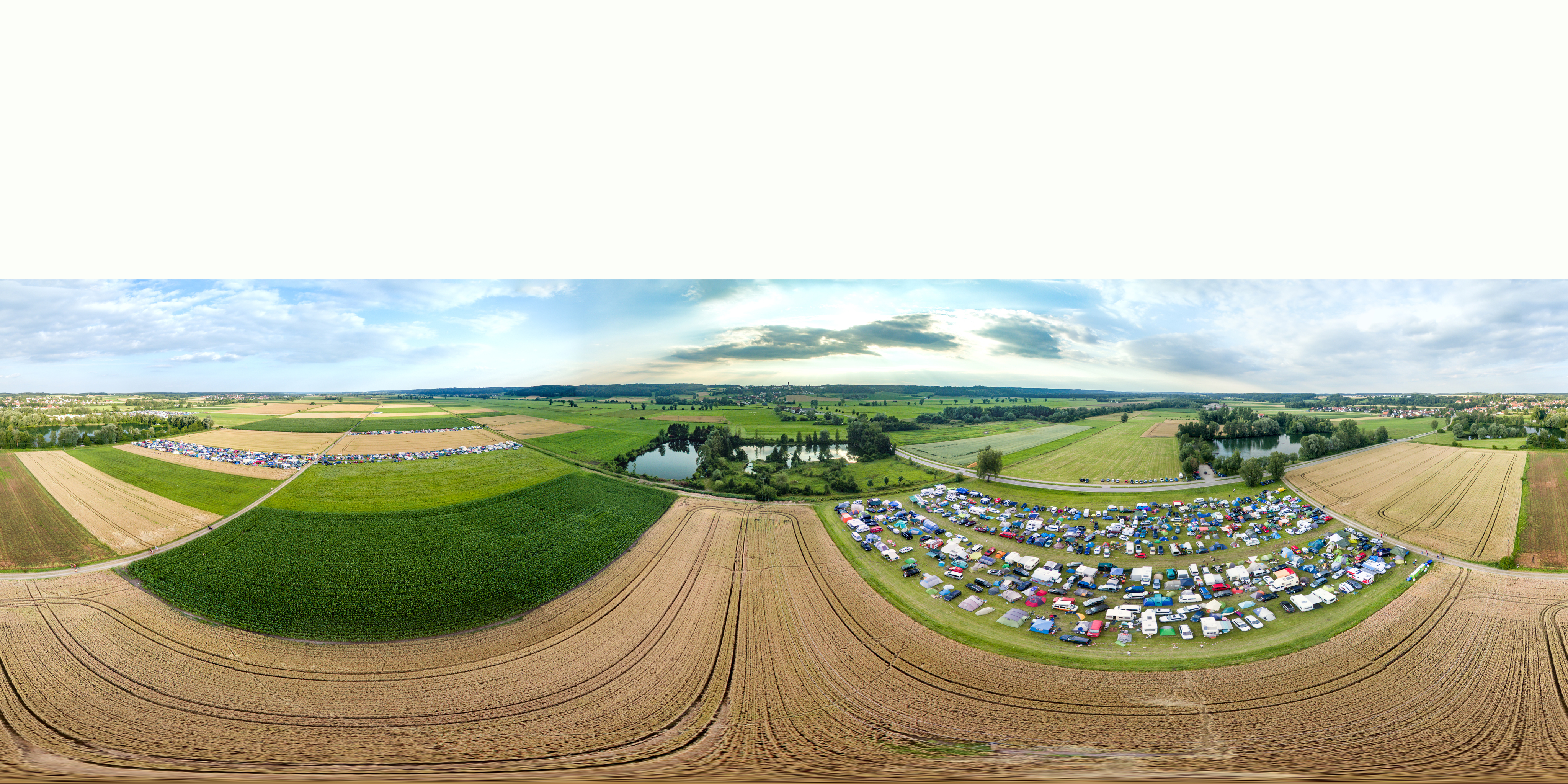 Luftbild Panorama SUNRISE Festival